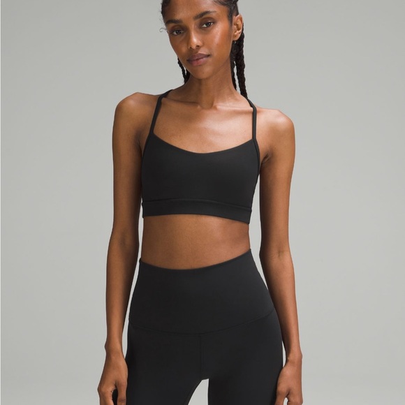 Lululemon Flow Y Bra - Black - 10 - Picture 2 of 5